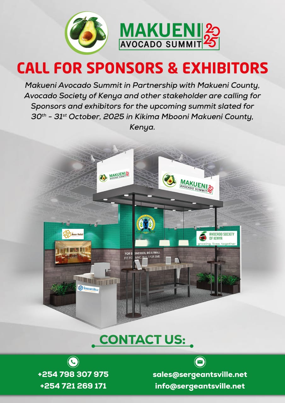 Join the Makueni Avocado Summit 2025: Call for Exhibitors and Sponsors